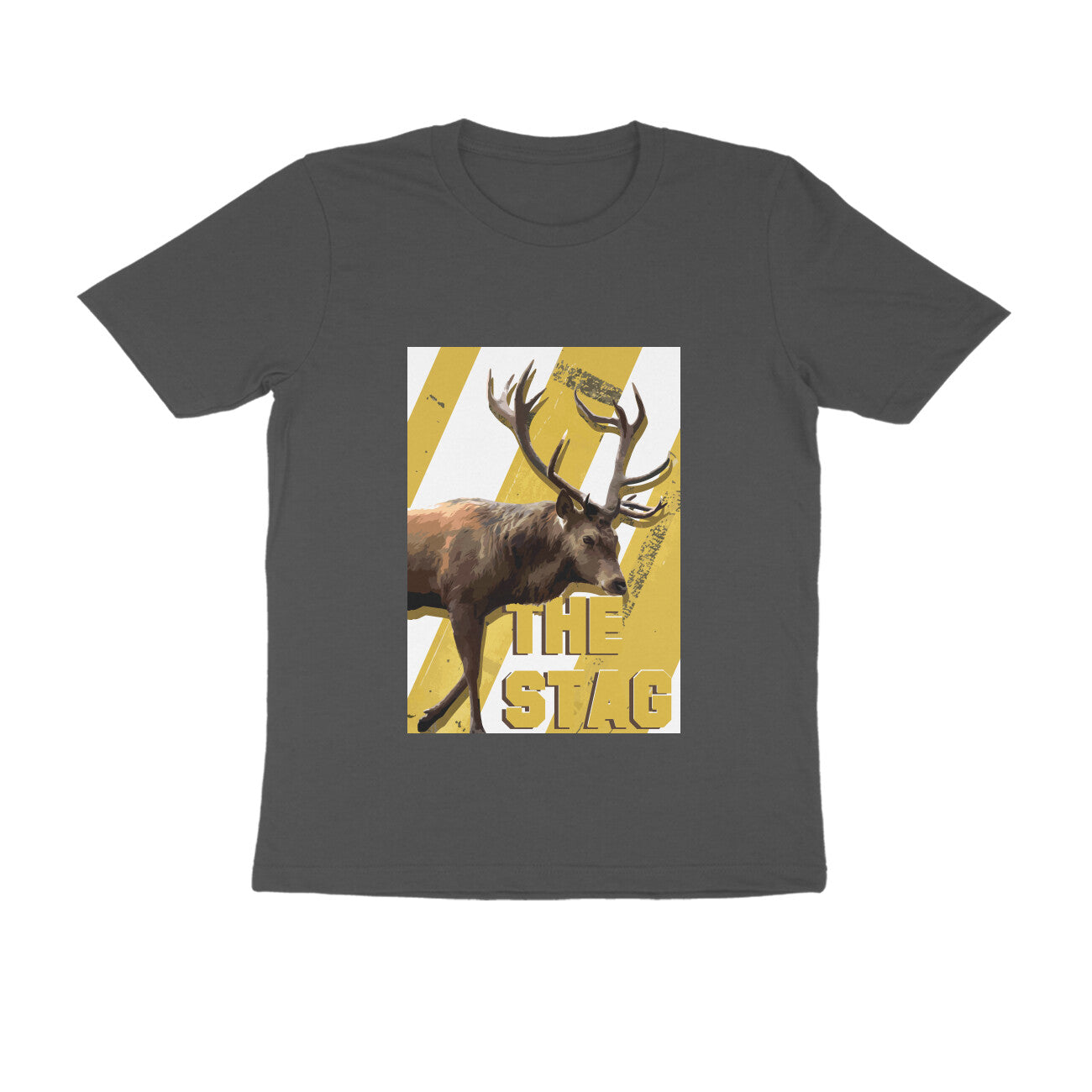 Half Sleeve Round Neck T-Shirt β The Stag puraidoprints