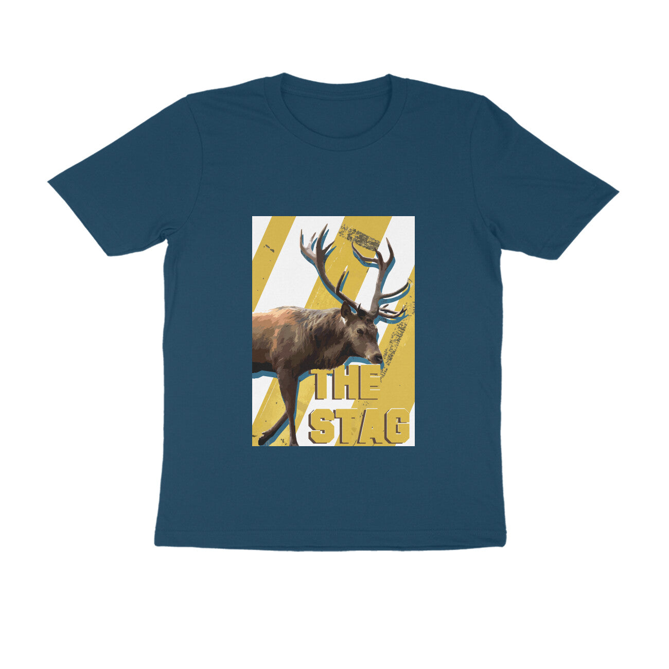 Half Sleeve Round Neck T-Shirt β The Stag puraidoprints