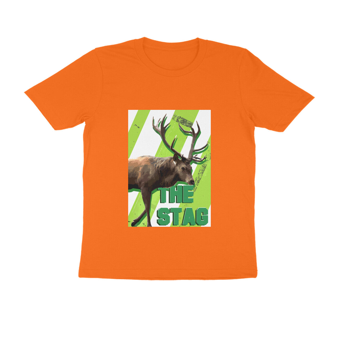 Half Sleeve Round Neck T-Shirt β The Stag puraidoprints