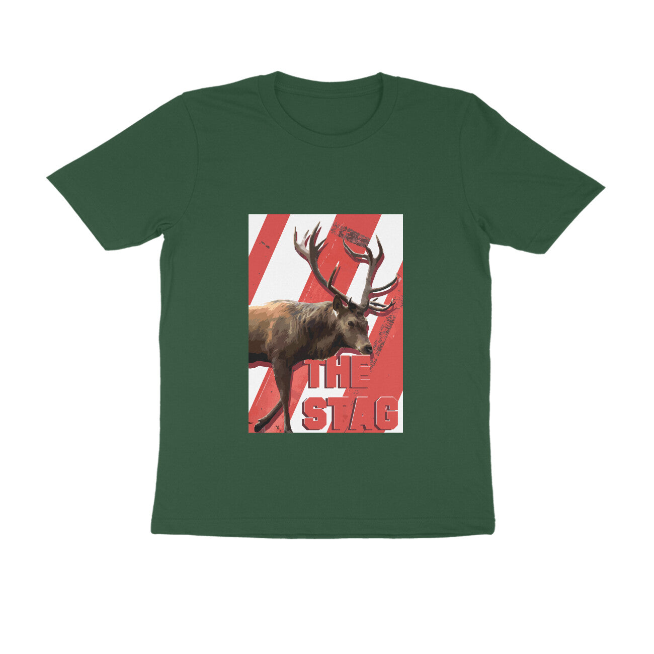 Half Sleeve Round Neck T-Shirt β The Stag puraidoprints