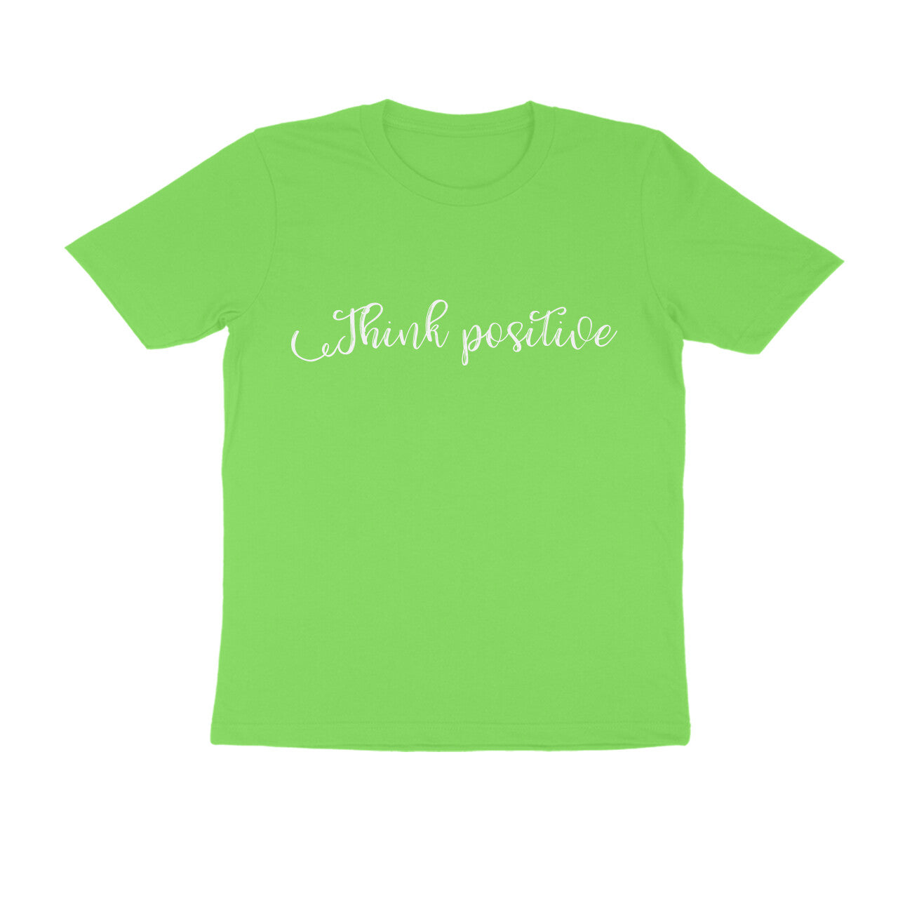 Half Sleeve Round Neck T-Shirt β Think positive puraidoprints