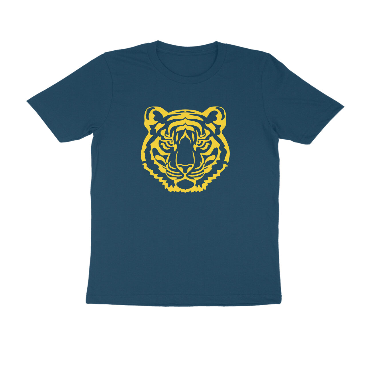 Half Sleeve Round Neck T-Shirt β Tiger 1 puraidoprints