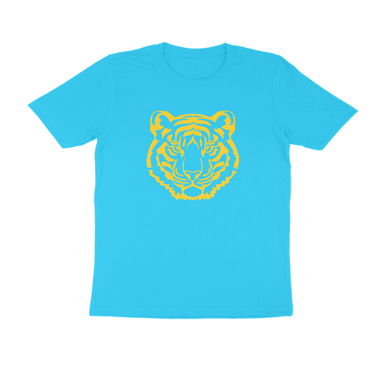 Half Sleeve Round Neck T-Shirt β Tiger 1 puraidoprints