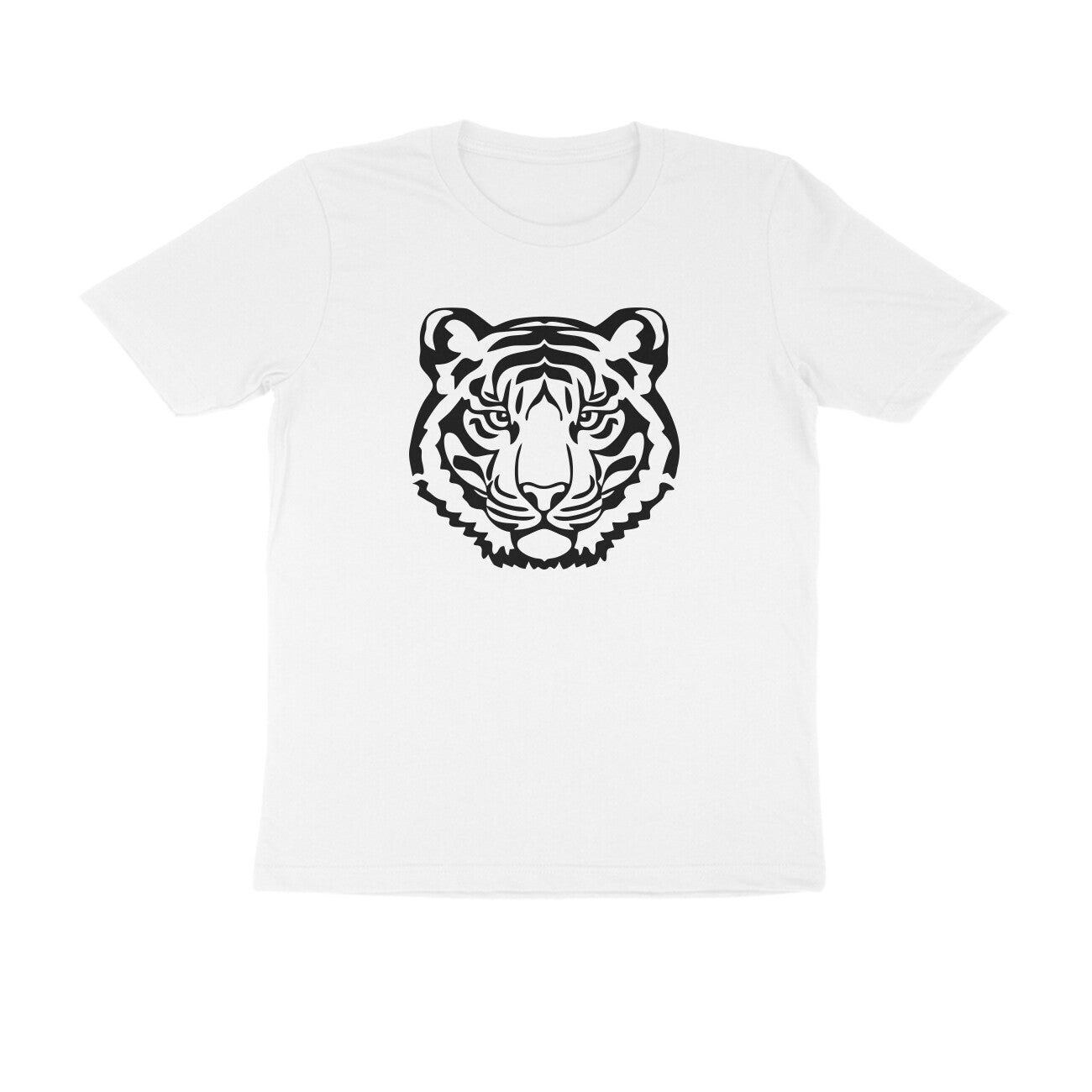 Half Sleeve Round Neck T-Shirt β Tiger 2 puraidoprints