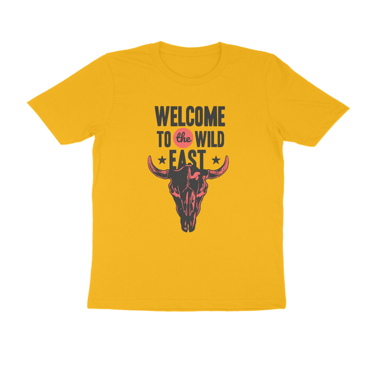 Half Sleeve Round Neck T-Shirt β Welcome to the East 3 puraidoprints