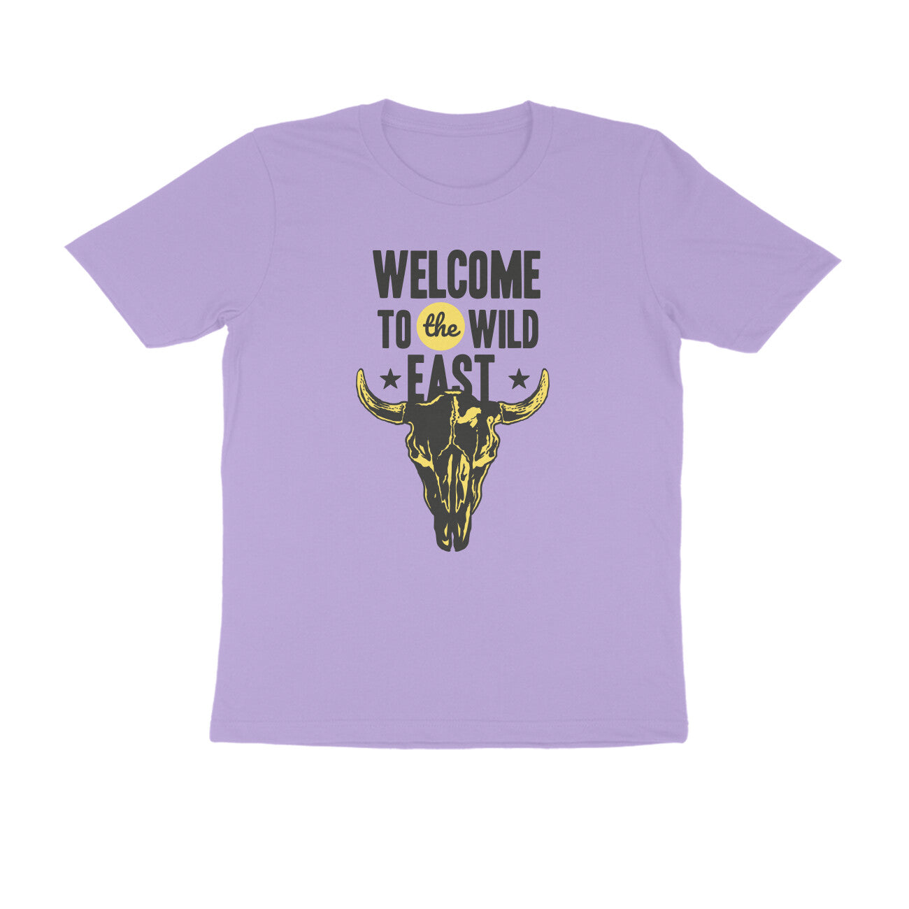 Half Sleeve Round Neck T-Shirt β Welcome to the Wild East 4 puraidoprints