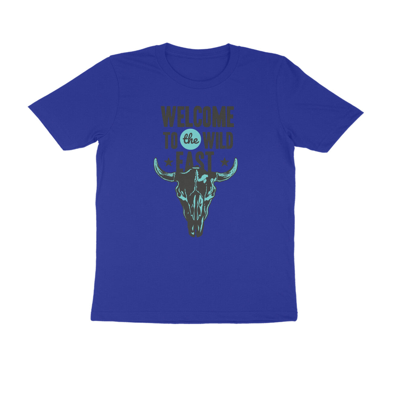 Half Sleeve Round Neck T-Shirt β Welcome to the Wild East puraidoprints
