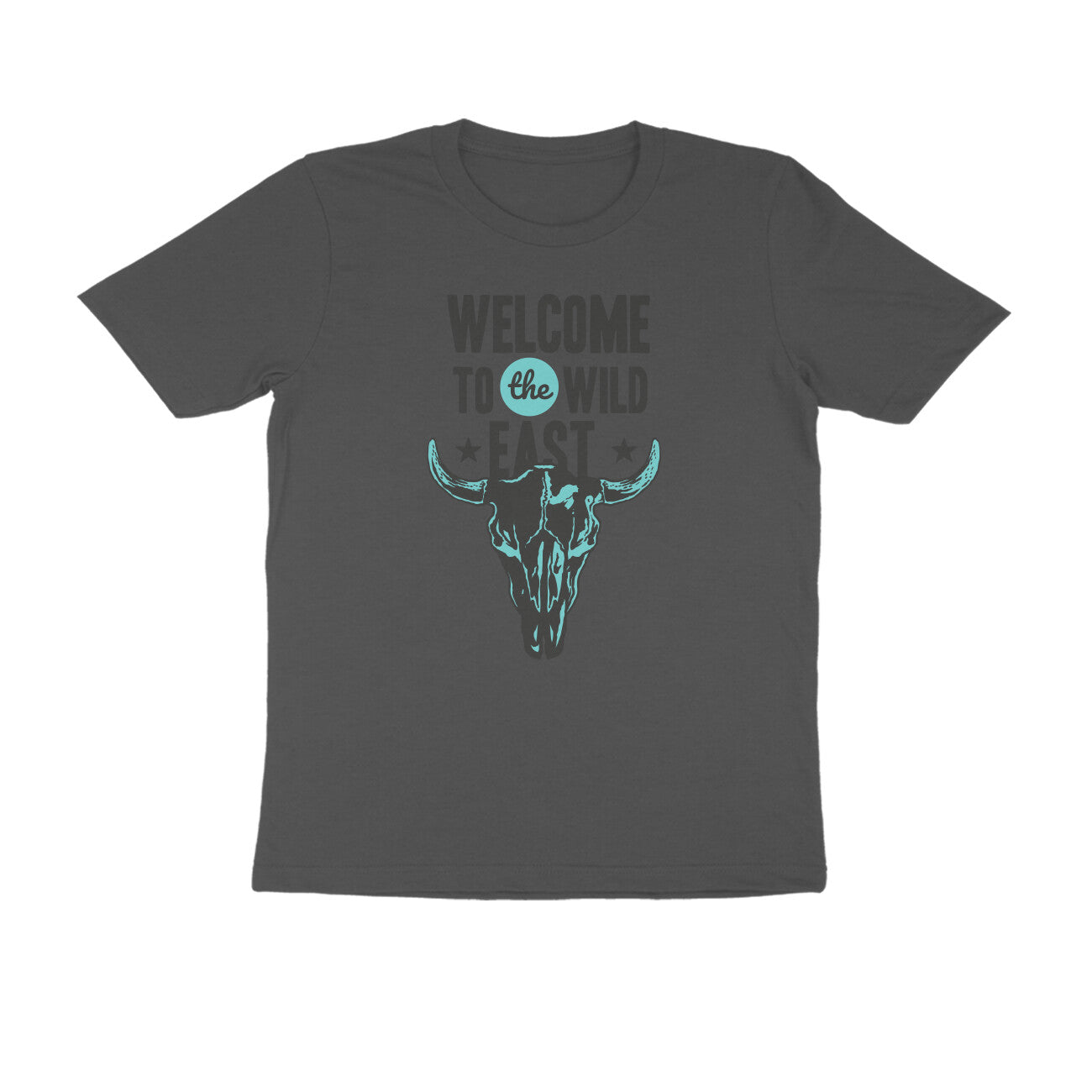 Half Sleeve Round Neck T-Shirt β Welcome to the Wild East puraidoprints