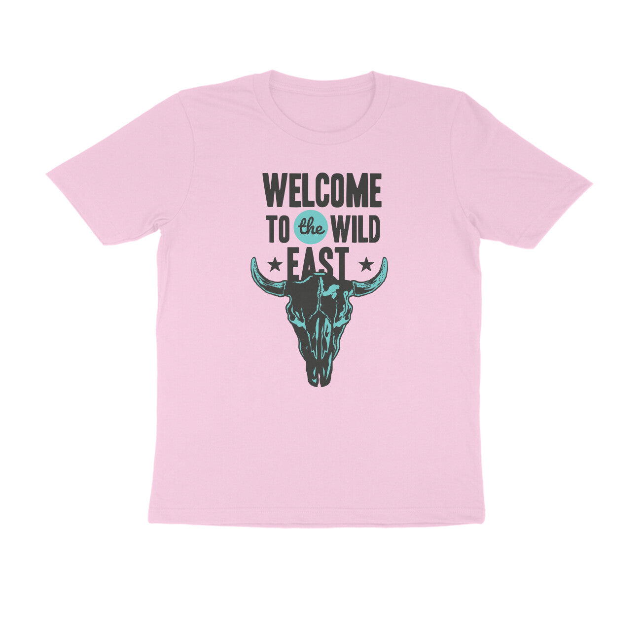 Half Sleeve Round Neck T-Shirt β Welcome to the Wild East puraidoprints
