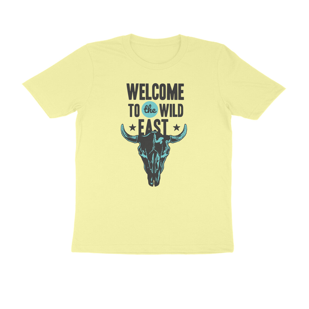 Half Sleeve Round Neck T-Shirt β Welcome to the Wild East puraidoprints