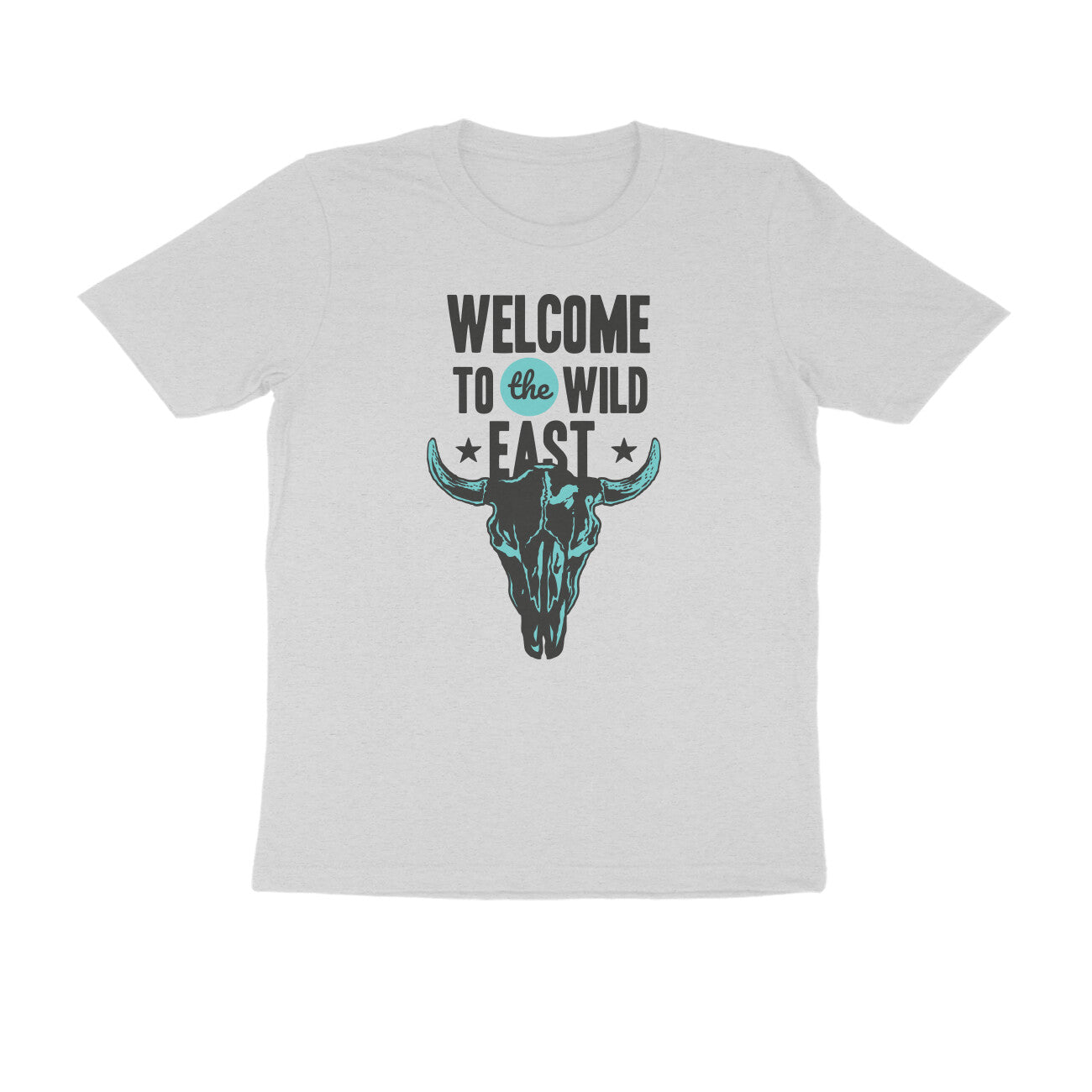 Half Sleeve Round Neck T-Shirt β Welcome to the Wild East puraidoprints