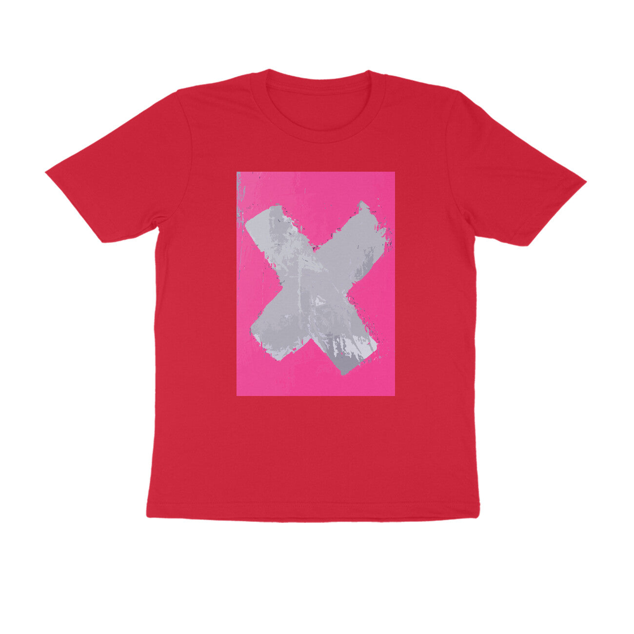 Half Sleeve Round Neck T-Shirt - X puraidoprints