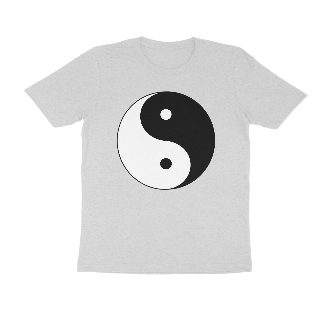 Half Sleeve Round Neck T-Shirt β Yin Yang puraidoprints