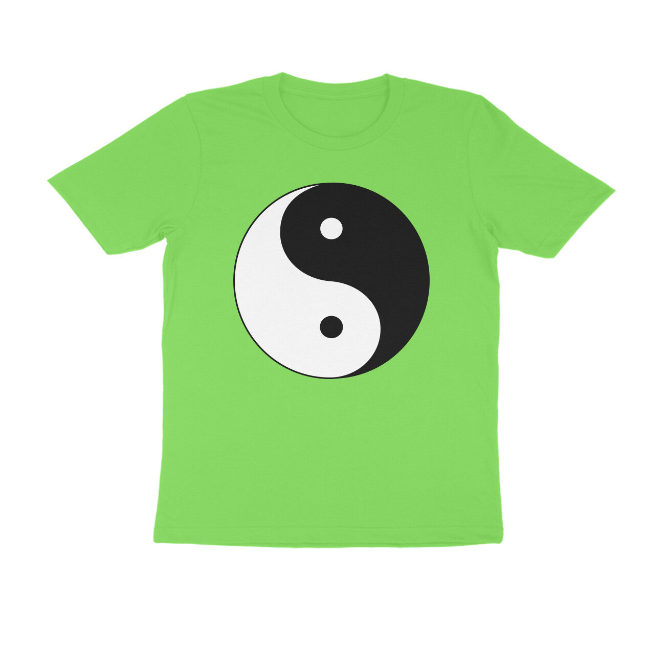 Half Sleeve Round Neck T-Shirt β Yin Yang puraidoprints