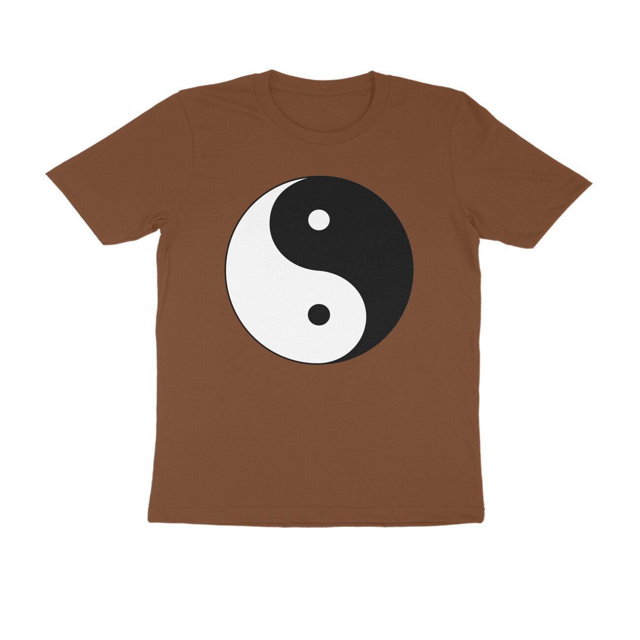 Half Sleeve Round Neck T-Shirt β Yin Yang puraidoprints