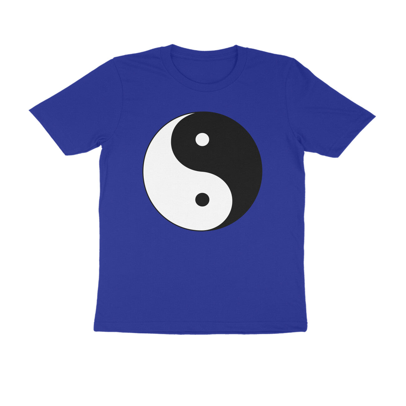 Half Sleeve Round Neck T-Shirt β Yin Yang puraidoprints