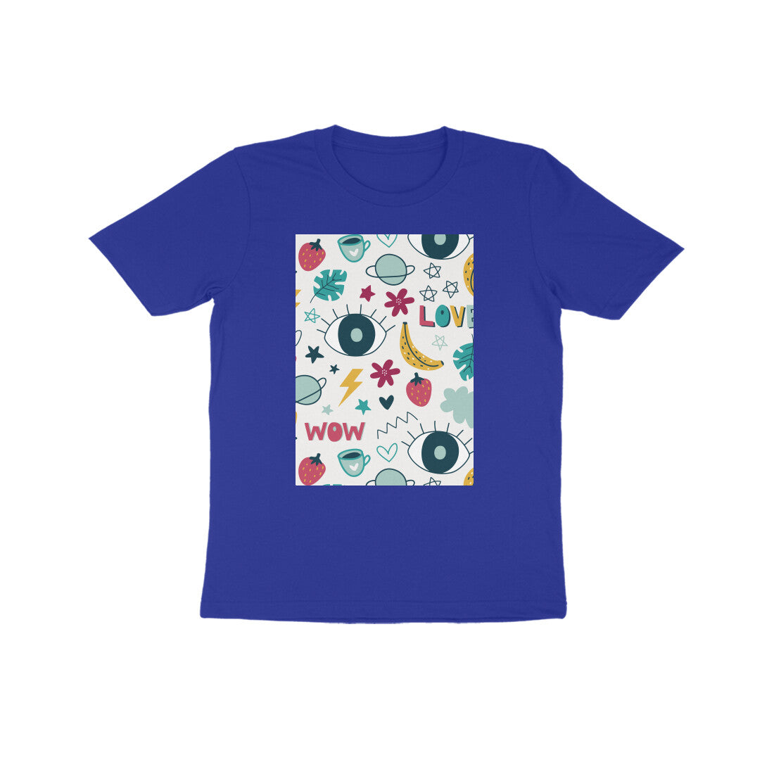 Kids' Half Sleeve Round Neck Tshirt - Abstract puraidoprints