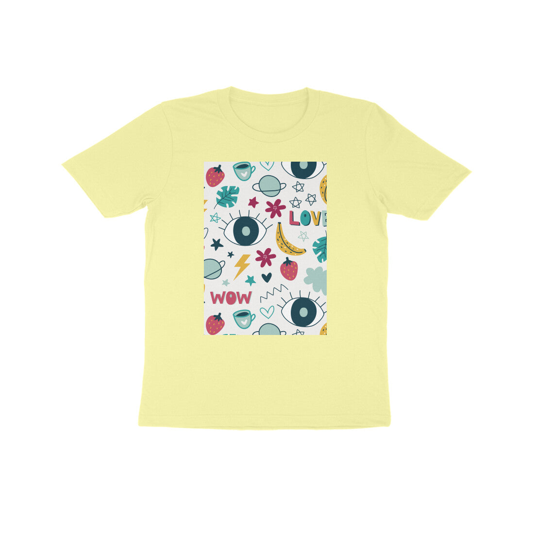 Kids' Half Sleeve Round Neck Tshirt - Abstract puraidoprints