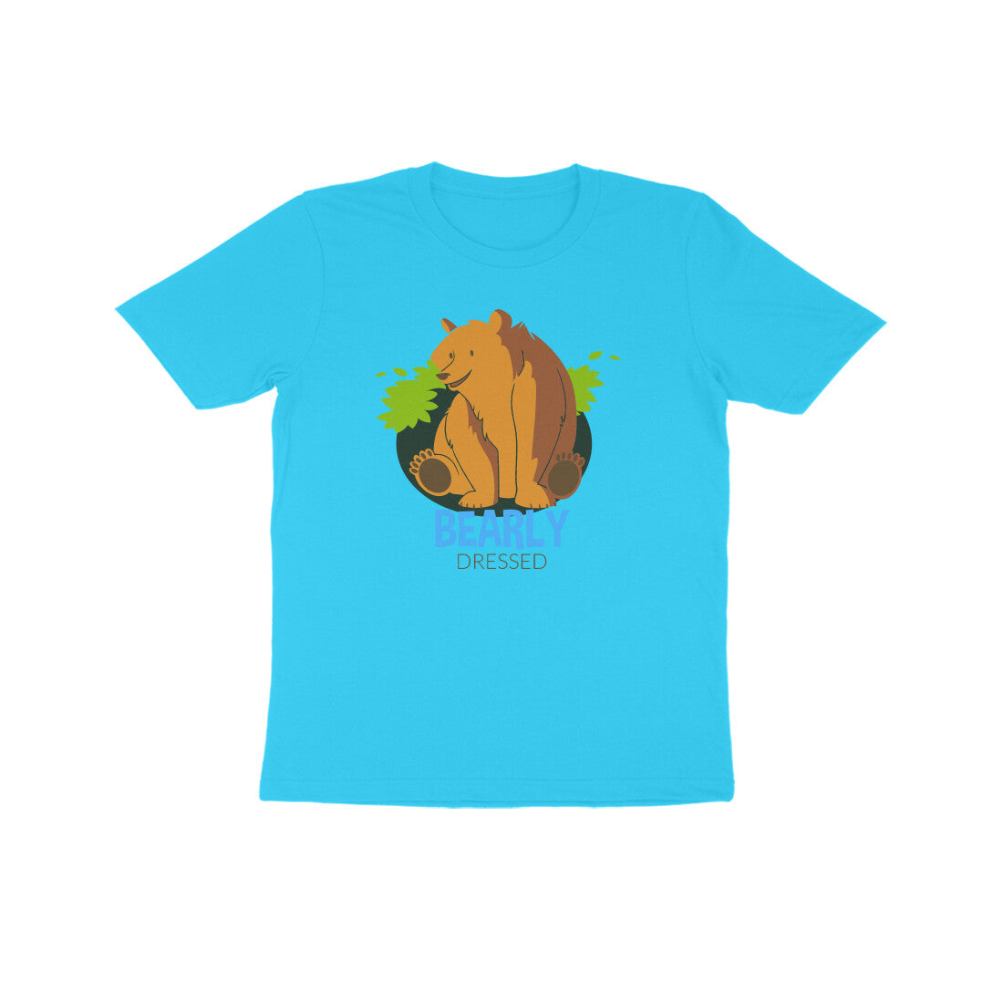 Kids' Half Sleeve Round Neck Tshirt β Bearly dressed 2 puraidoprints