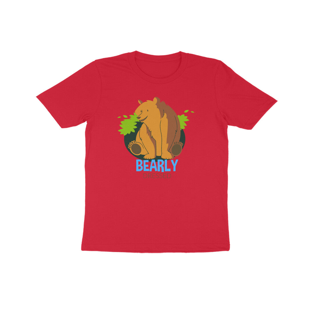 Kids' Half Sleeve Round Neck Tshirt β Bearly dressed 2 puraidoprints