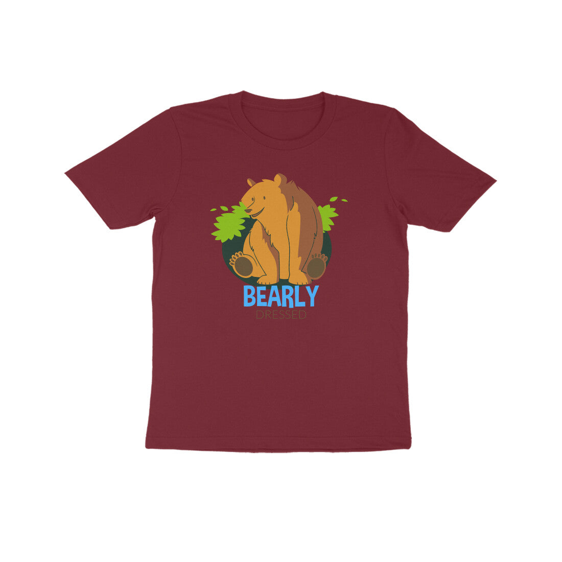 Kids' Half Sleeve Round Neck Tshirt β Bearly dressed 2 puraidoprints