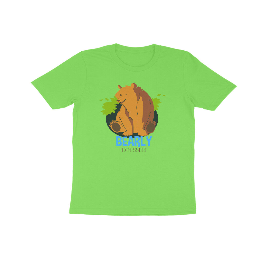 Kids' Half Sleeve Round Neck Tshirt β Bearly dressed 2 puraidoprints