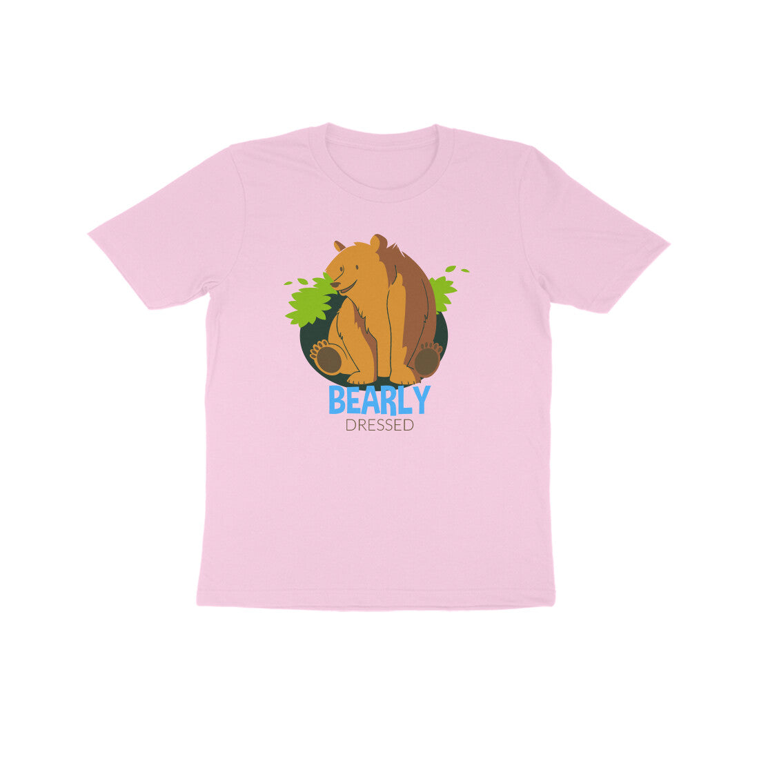 Kids' Half Sleeve Round Neck Tshirt β Bearly dressed 2 puraidoprints