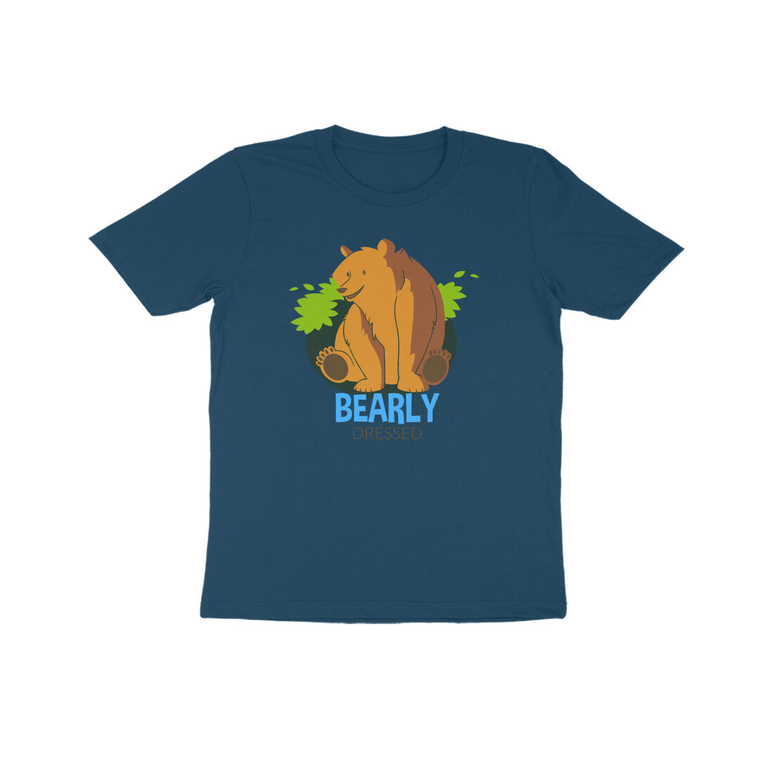 Kids' Half Sleeve Round Neck Tshirt β Bearly dressed 2 puraidoprints