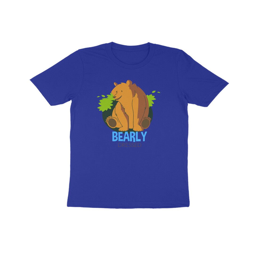 Kids' Half Sleeve Round Neck Tshirt β Bearly dressed 2 puraidoprints
