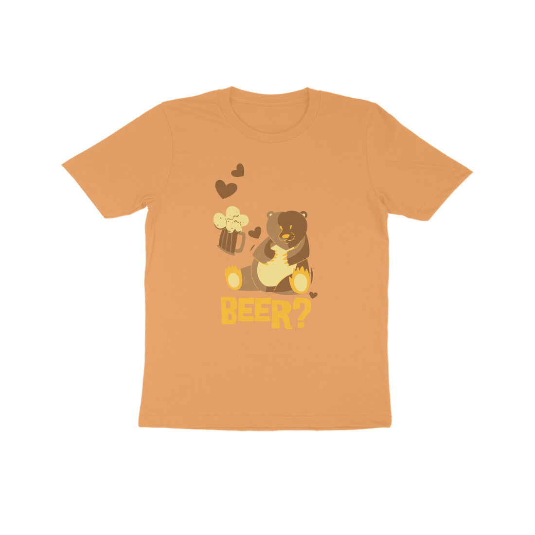 Kids' Half Sleeve Round Neck Tshirt β Beer 2 puraidoprints