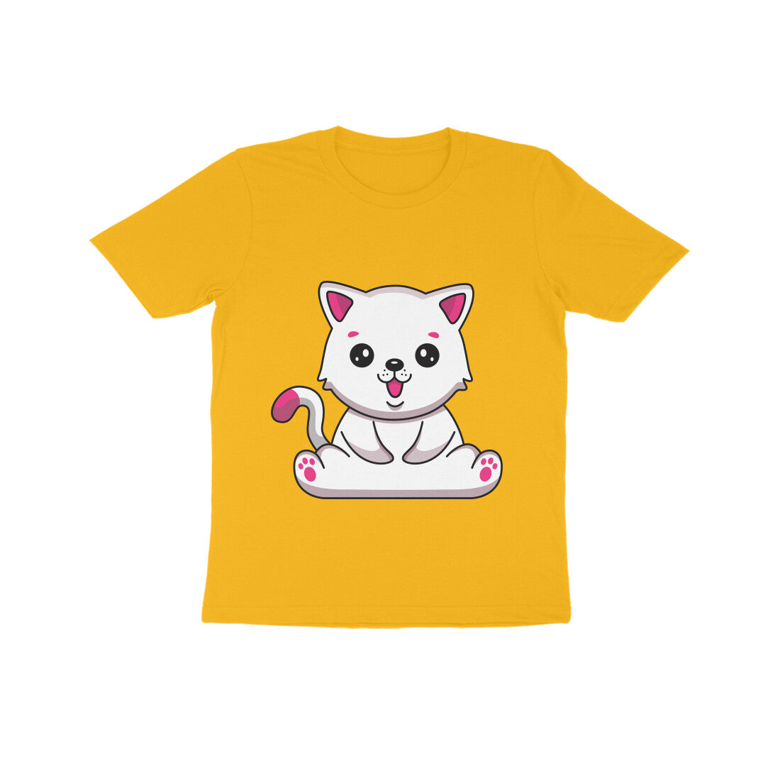 Kids' Half Sleeve Round Neck Tshirt β Cute Pet puraidoprints