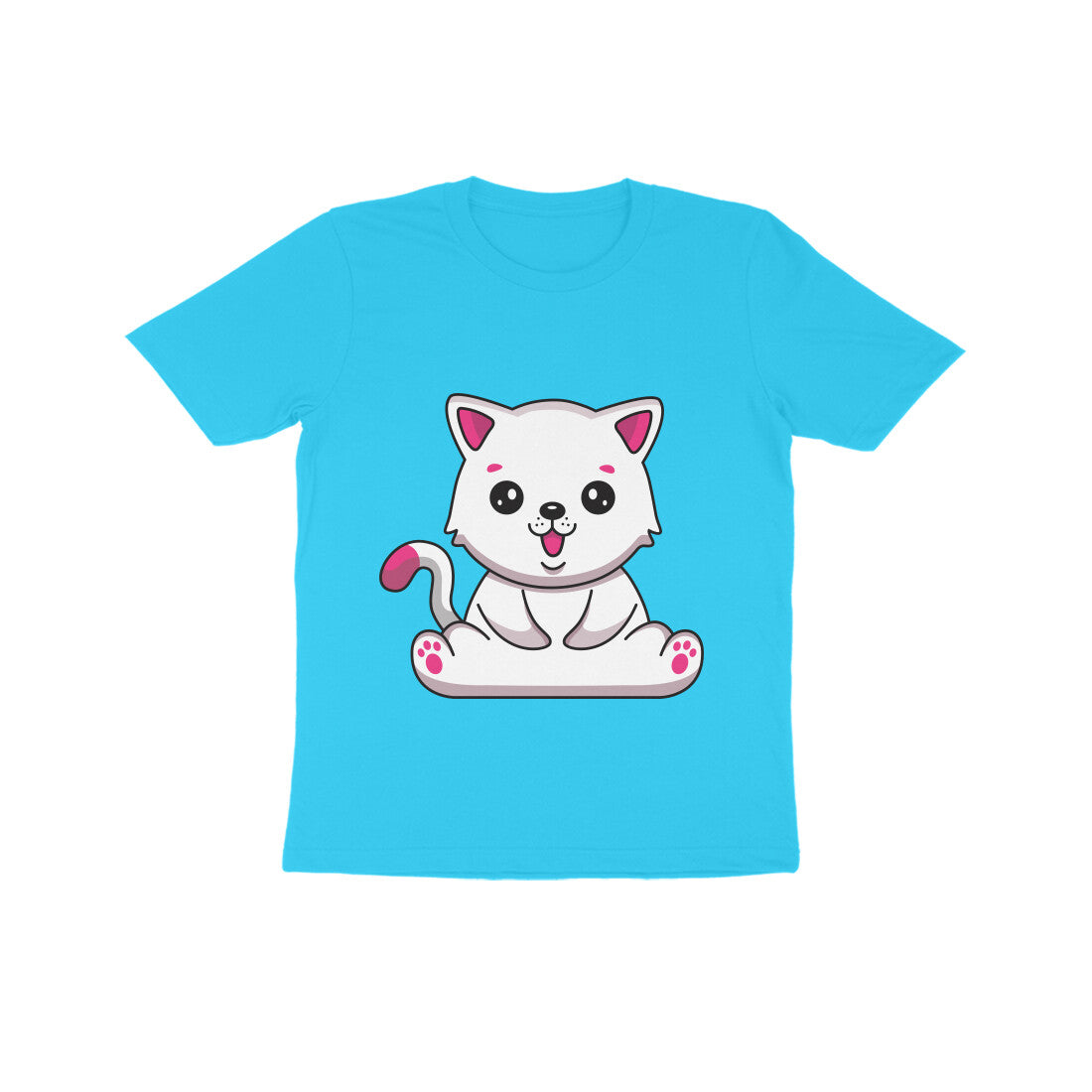 Kids' Half Sleeve Round Neck Tshirt β Cute Pet puraidoprints