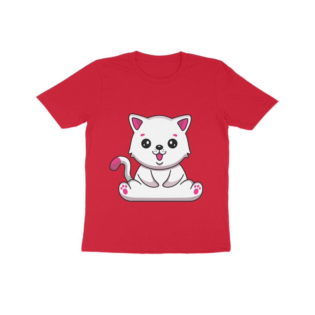 Kids' Half Sleeve Round Neck Tshirt β Cute Pet puraidoprints