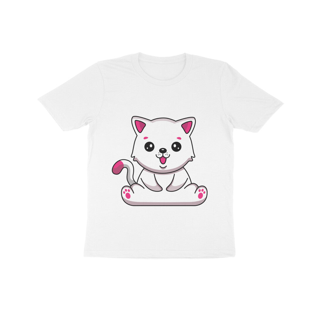 Kids' Half Sleeve Round Neck Tshirt β Cute Pet puraidoprints