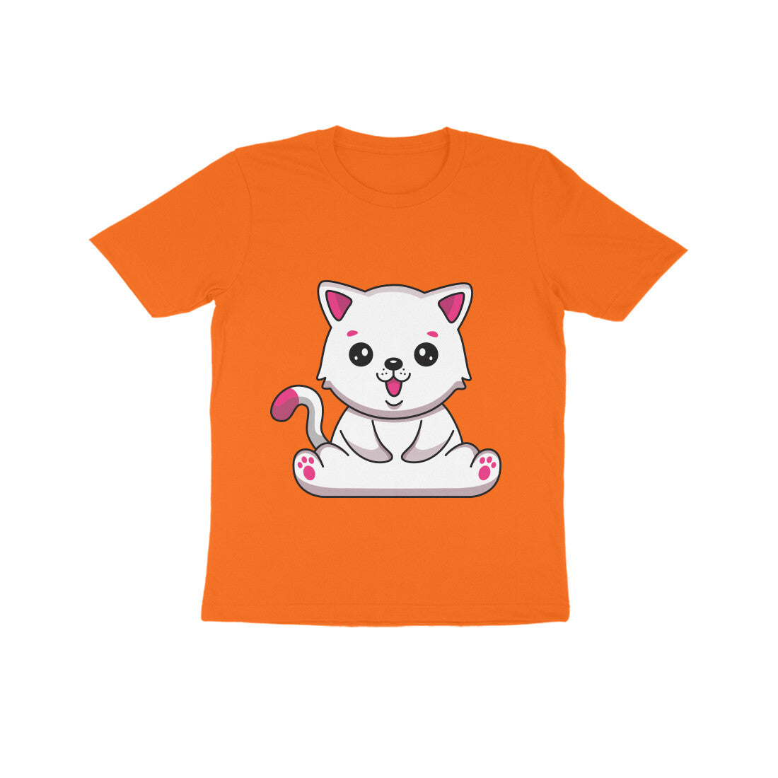 Kids' Half Sleeve Round Neck Tshirt β Cute Pet puraidoprints