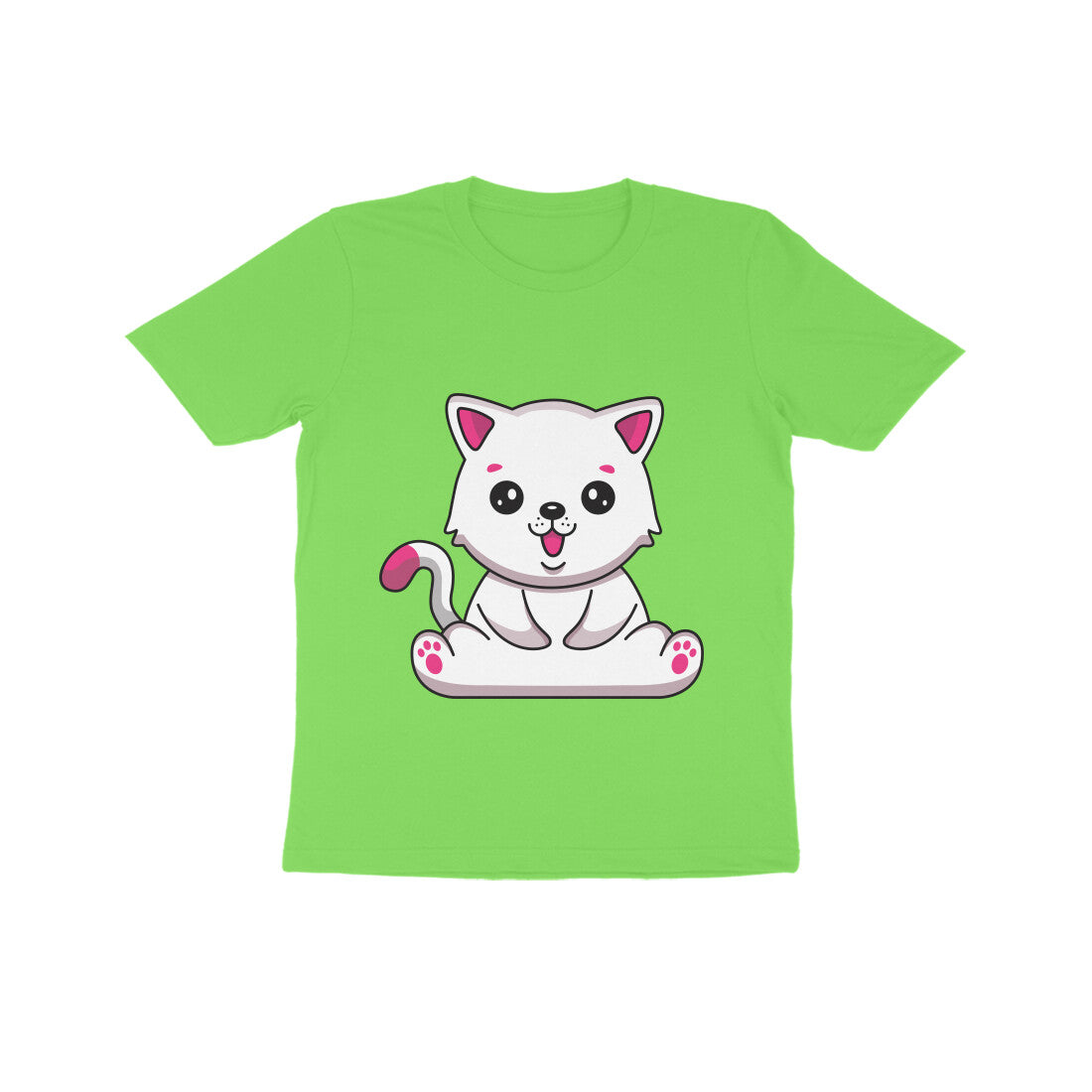 Kids' Half Sleeve Round Neck Tshirt β Cute Pet puraidoprints