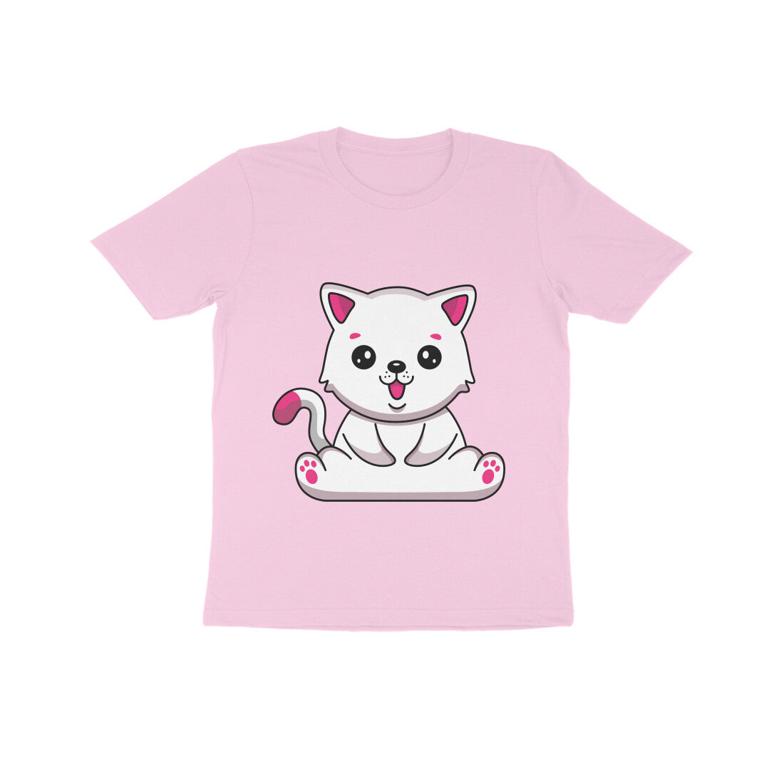 Kids' Half Sleeve Round Neck Tshirt β Cute Pet puraidoprints