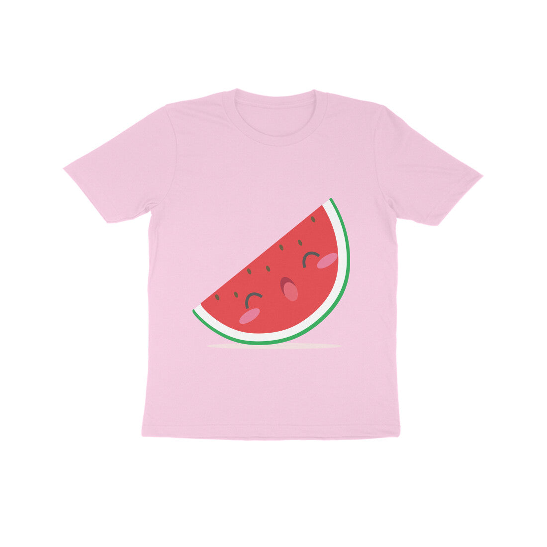 Kids' Half Sleeve Round Neck Tshirt β Cute Watermelon puraidoprints