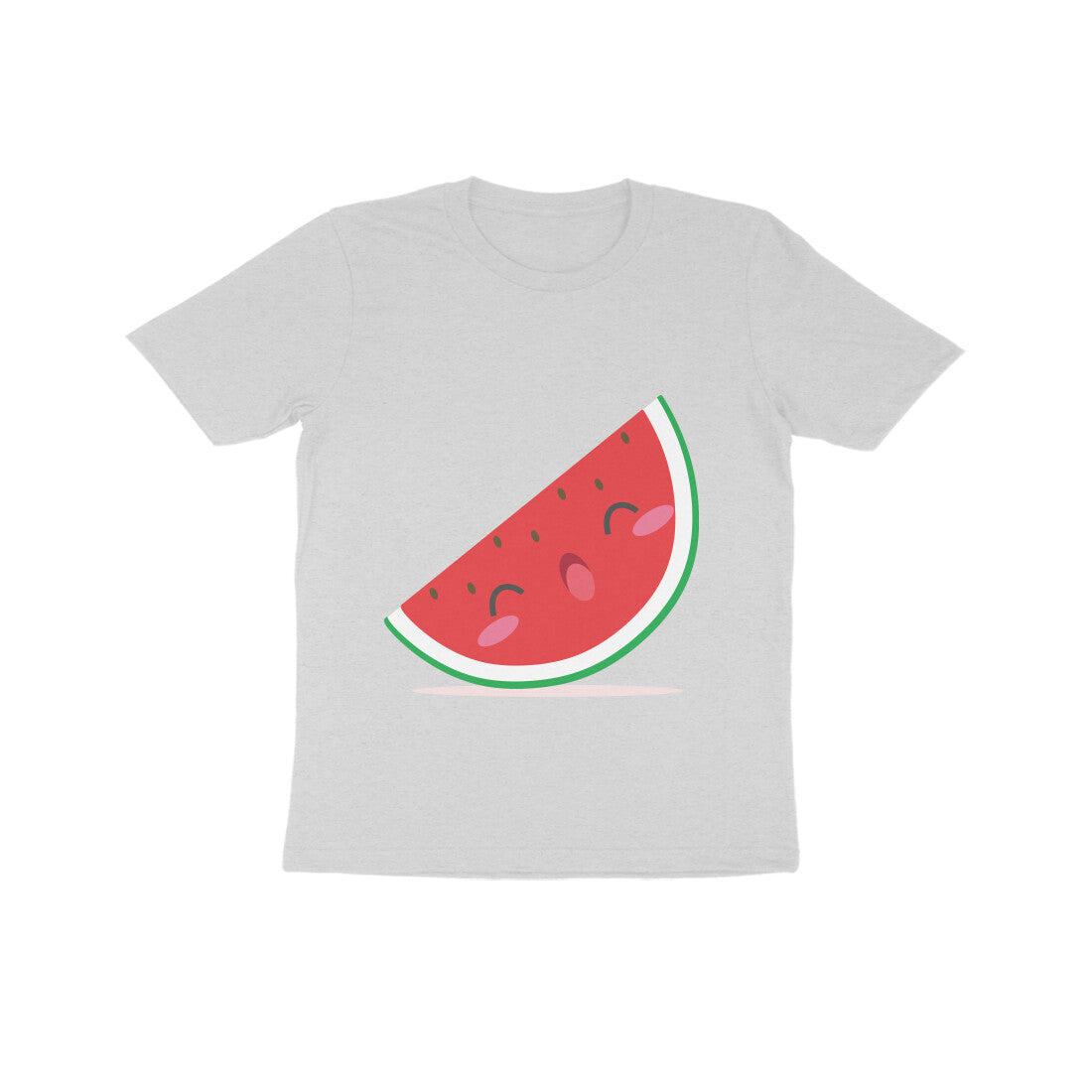 Kids' Half Sleeve Round Neck Tshirt β Cute Watermelon puraidoprints