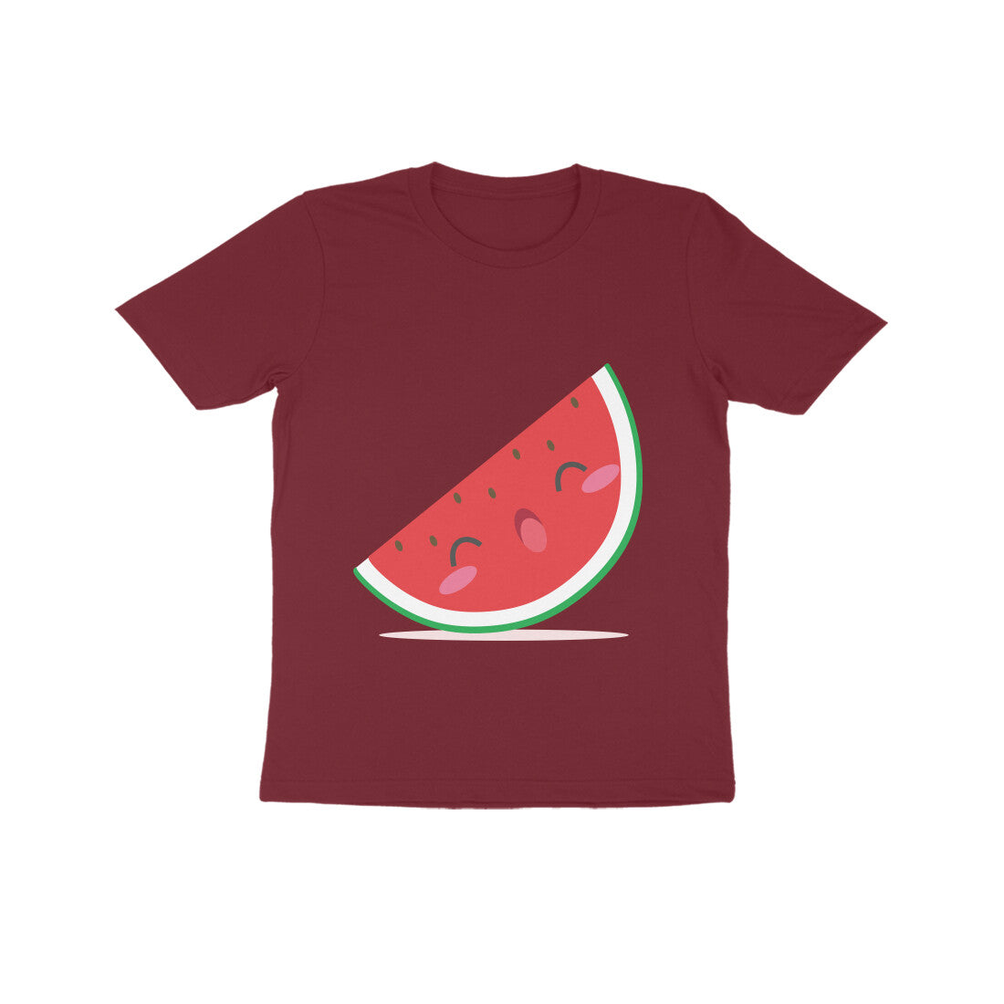 Kids' Half Sleeve Round Neck Tshirt β Cute Watermelon puraidoprints