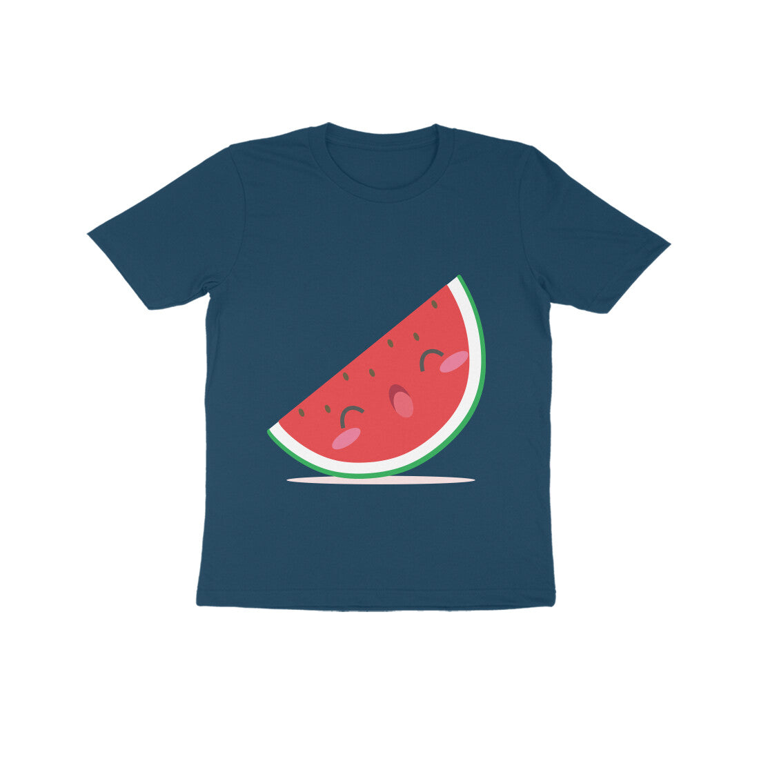 Kids' Half Sleeve Round Neck Tshirt β Cute Watermelon puraidoprints