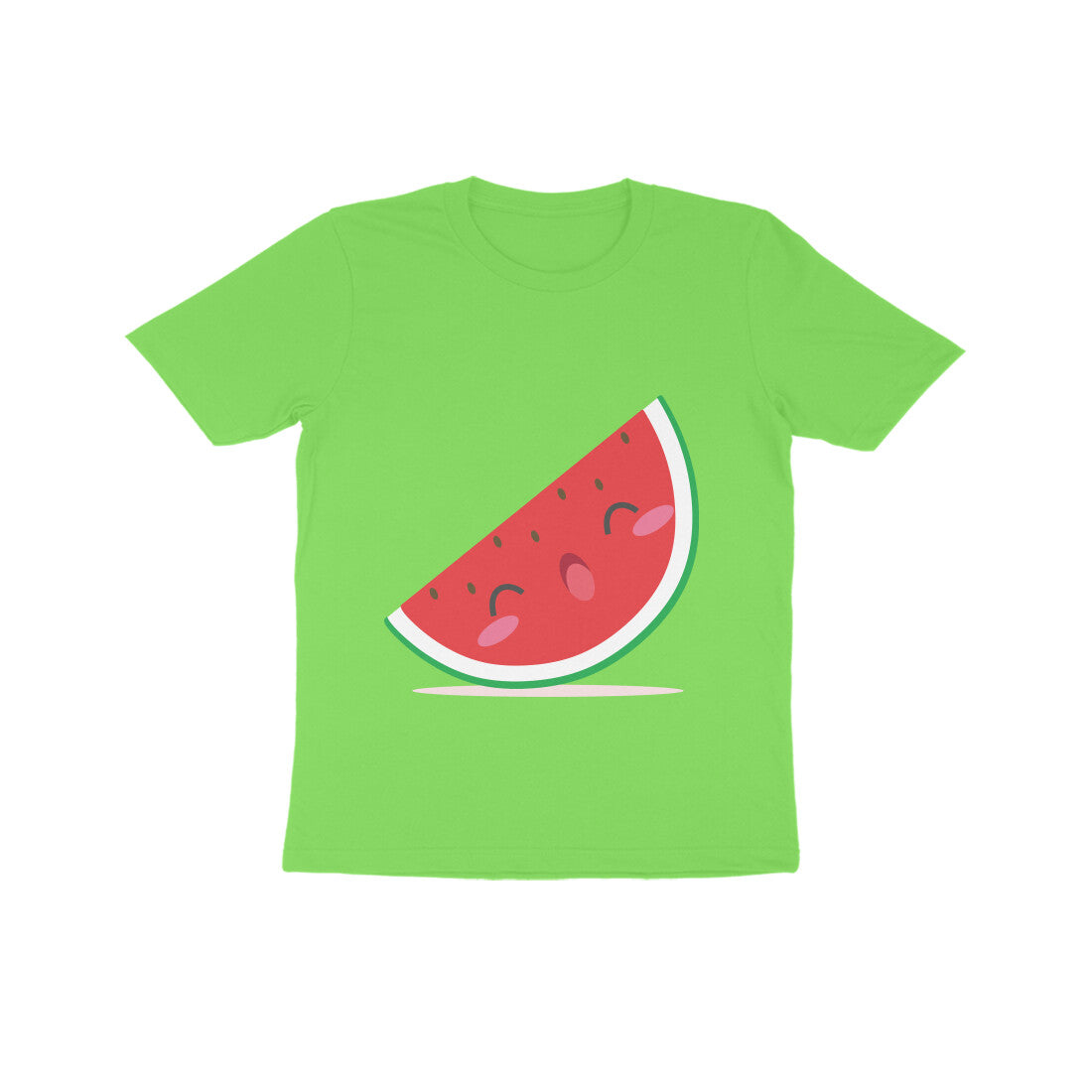 Kids' Half Sleeve Round Neck Tshirt β Cute Watermelon puraidoprints