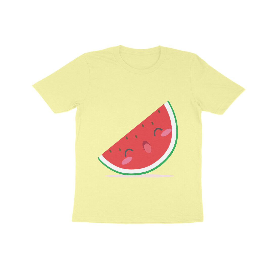Kids' Half Sleeve Round Neck Tshirt β Cute Watermelon puraidoprints