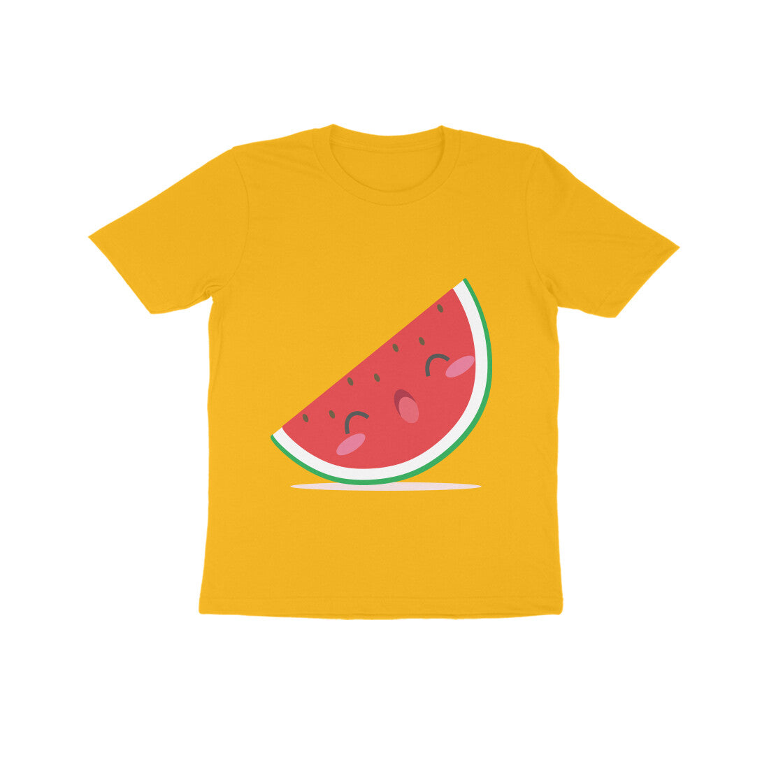 Kids' Half Sleeve Round Neck Tshirt β Cute Watermelon puraidoprints