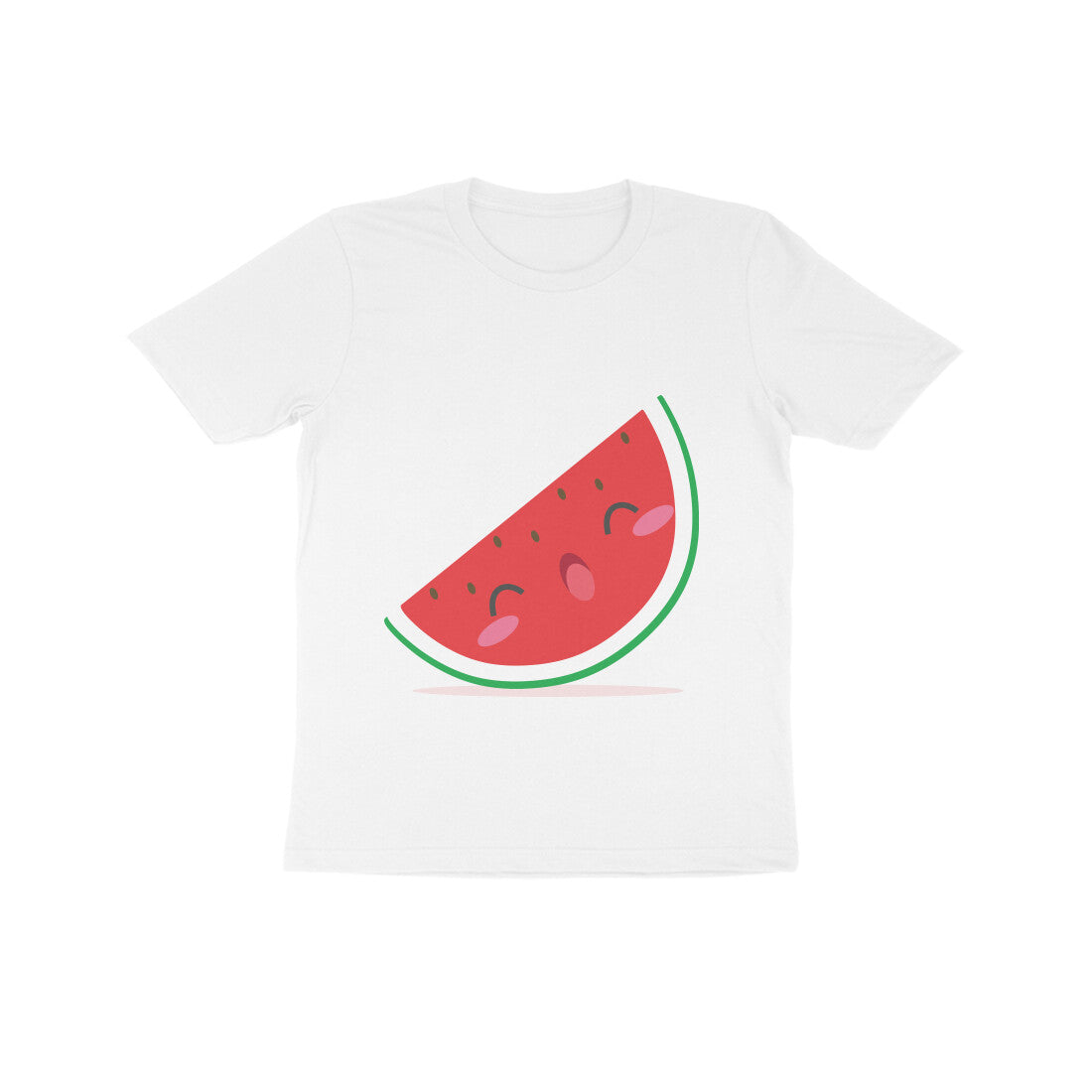 Kids' Half Sleeve Round Neck Tshirt β Cute Watermelon puraidoprints