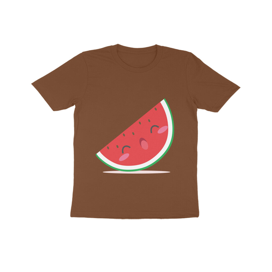 Kids' Half Sleeve Round Neck Tshirt β Cute Watermelon puraidoprints