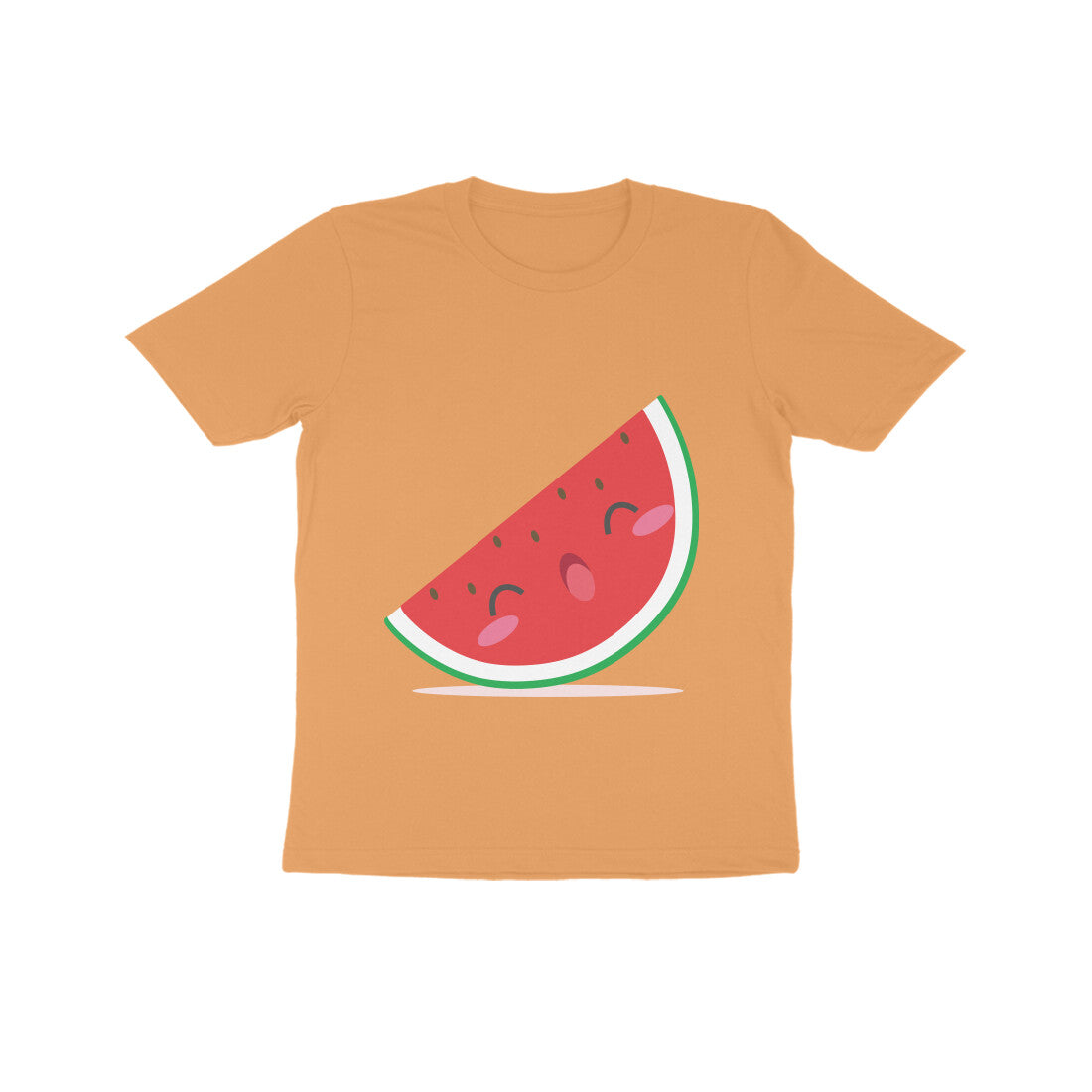 Kids' Half Sleeve Round Neck Tshirt β Cute Watermelon puraidoprints