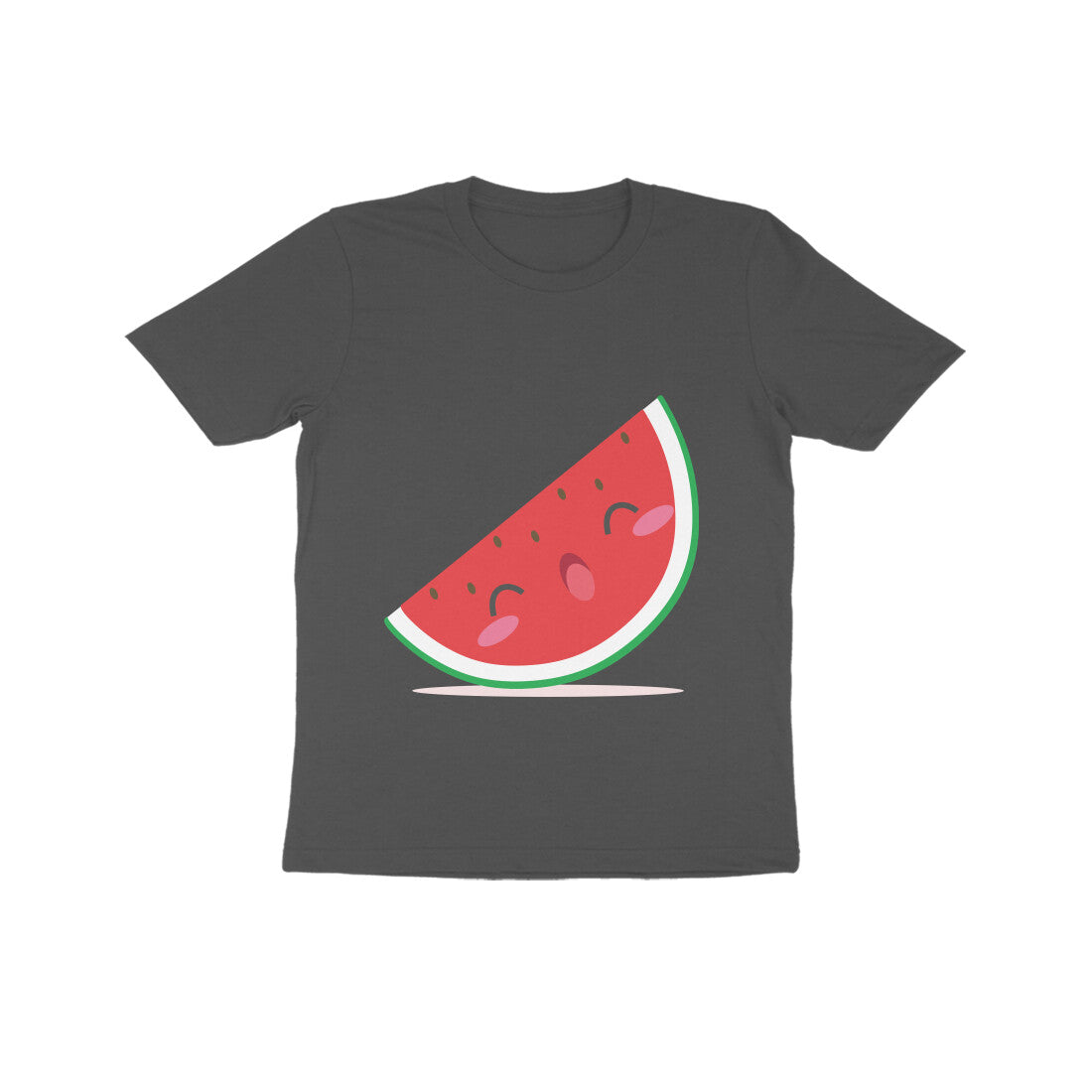 Kids' Half Sleeve Round Neck Tshirt β Cute Watermelon puraidoprints