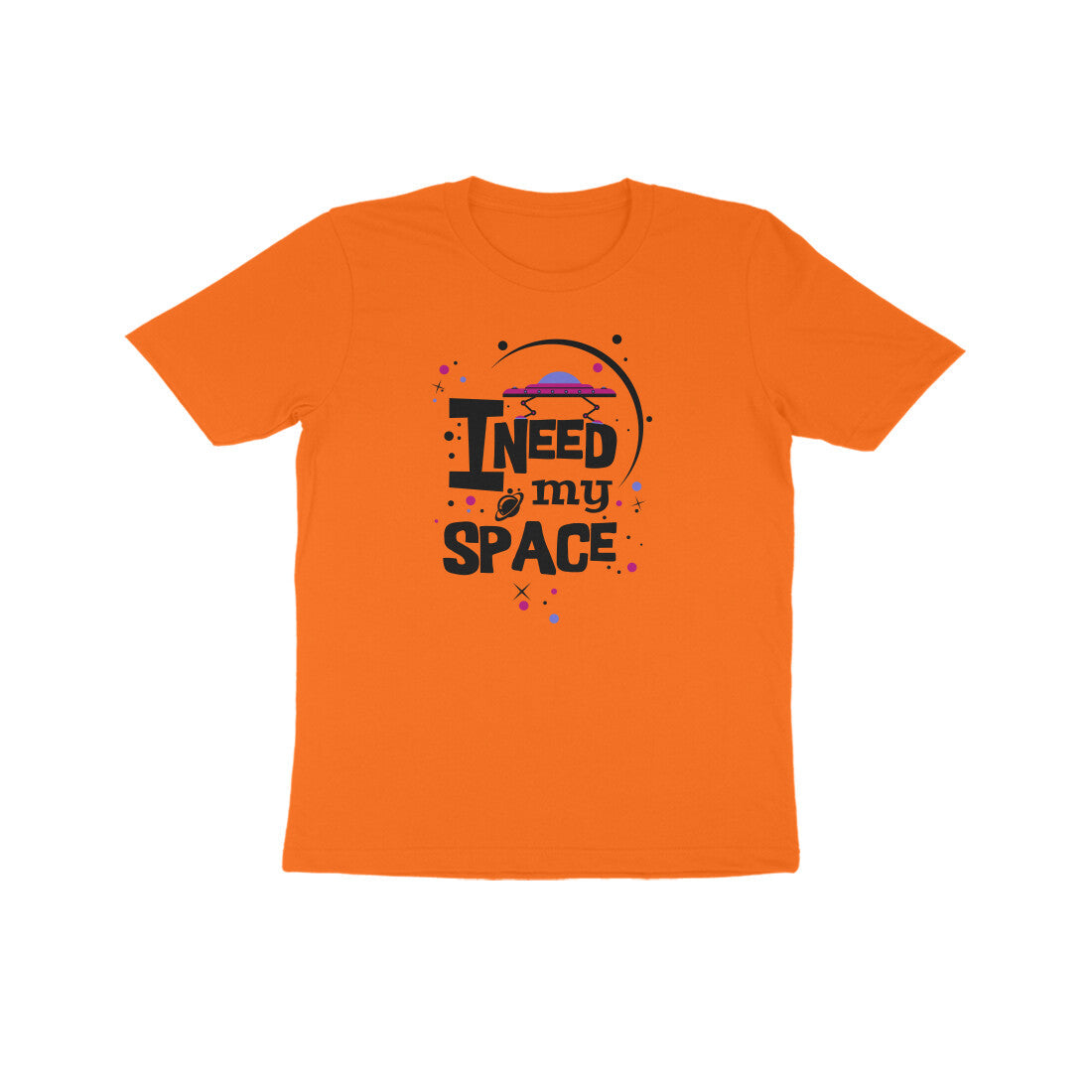Kids' Half Sleeve Round Neck Tshirt β I need my Space 2 puraidoprints