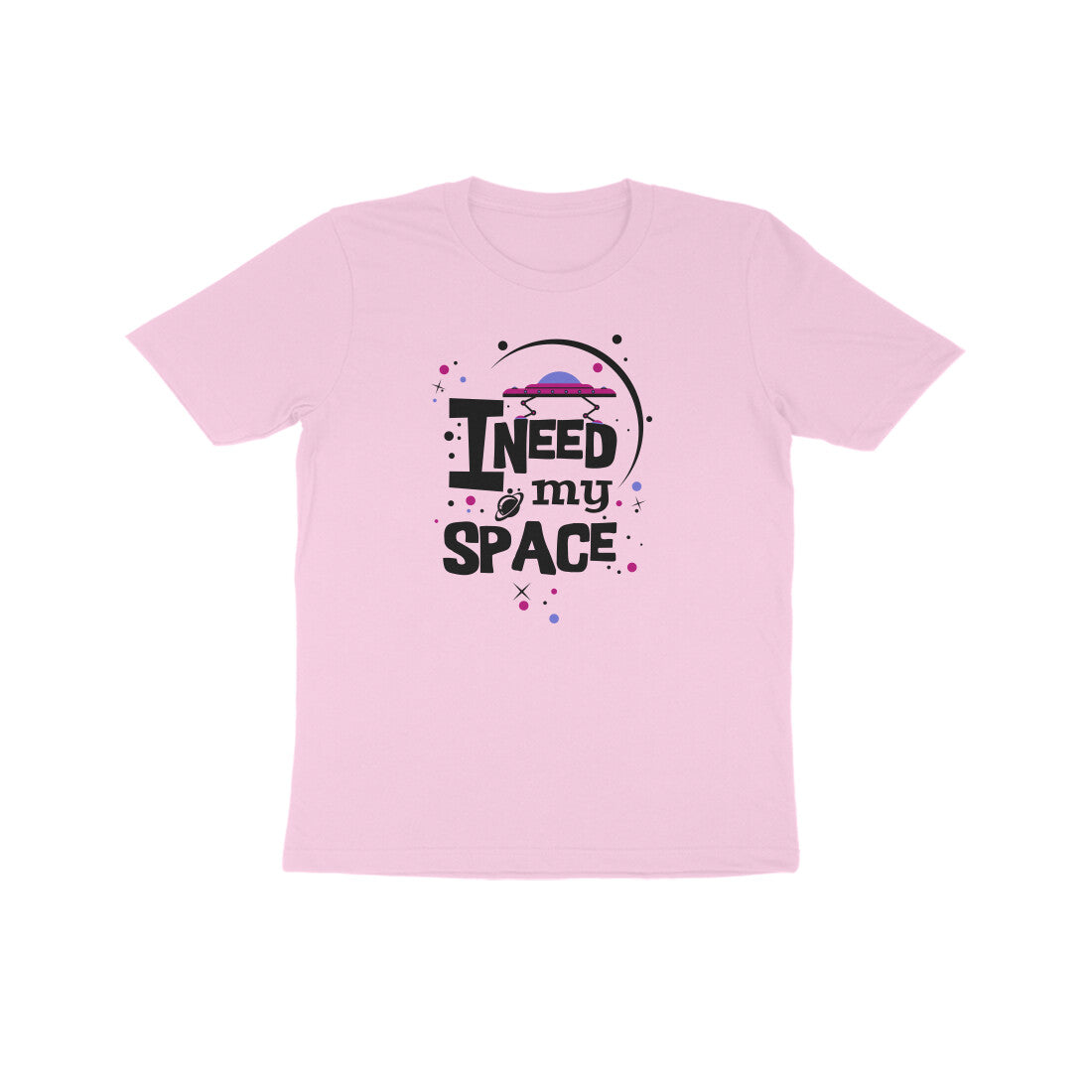 Kids' Half Sleeve Round Neck Tshirt β I need my Space 2 puraidoprints